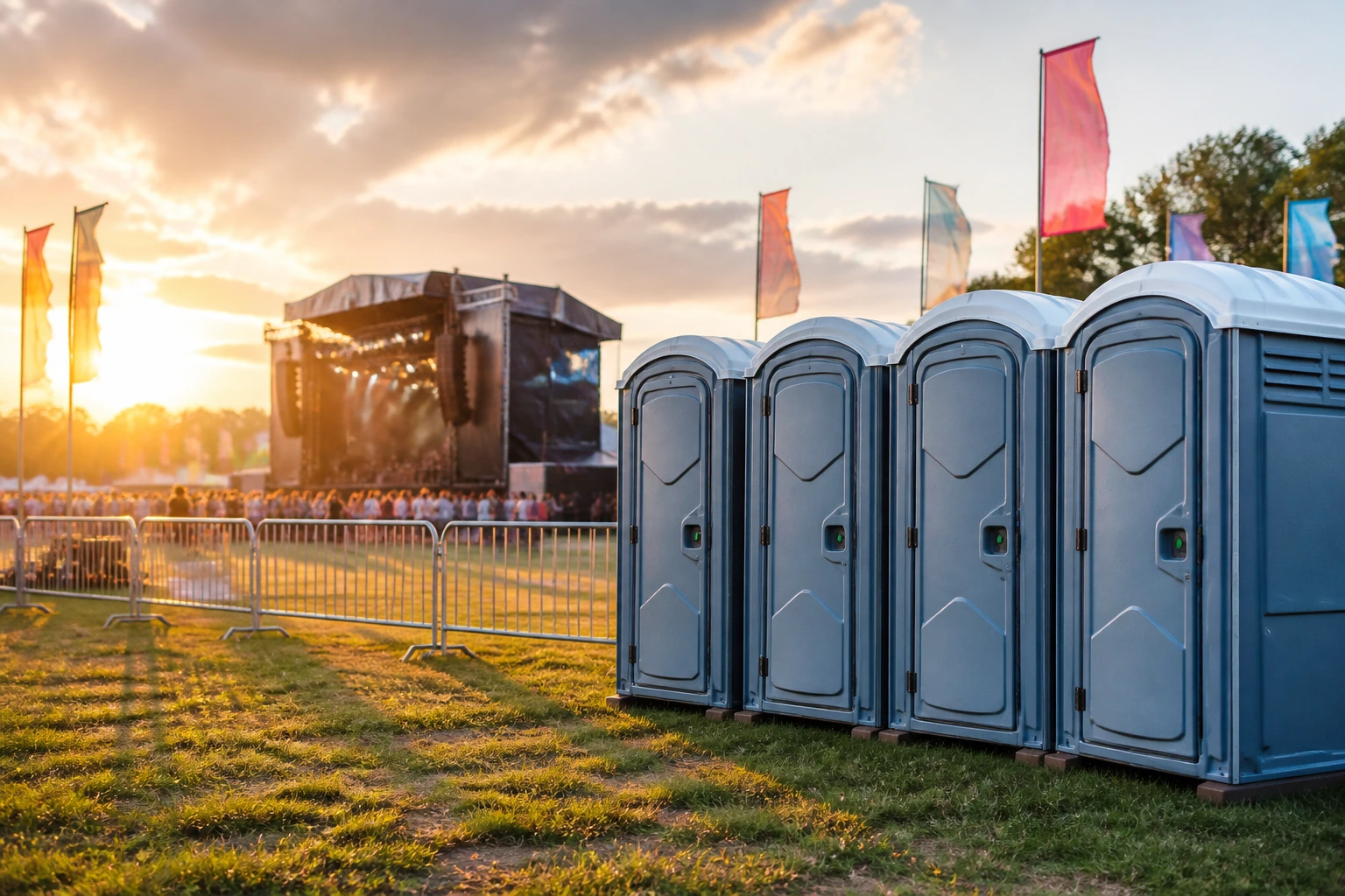 Portable restroom rental planning for North Aurora, IL